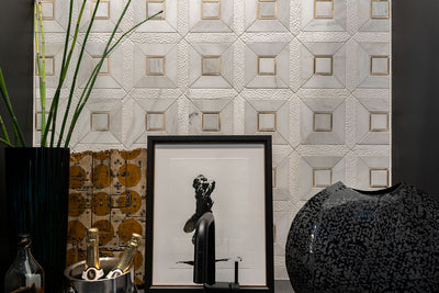 VERONA GOLD PATTERN Backsplash & Wall Tile - Shop at Home Craft Studio - 6