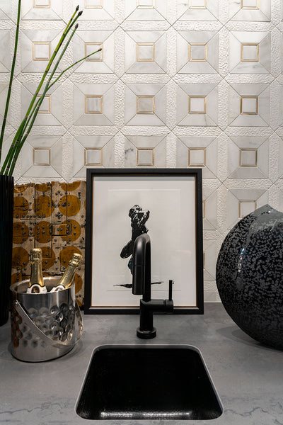 VERONA GOLD PATTERN Backsplash & Wall Tile - Shop at Home Craft Studio - 7