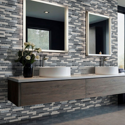 WHISTLER ICE INTERLOCKING Wall Tile, Mosaic - Shop at Home Craft Studio - 3