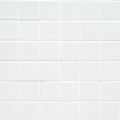 WHITE 2X2 MATTE Mosaic, Wall Tile, Floor Tile - Shop at Home Craft Studio - 1