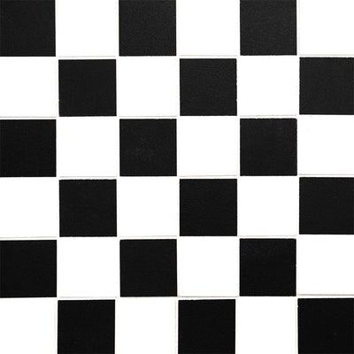 WHITE AND BLACK 2X2 MATTE Floor or Wall Tile - Shop at Home Craft Studio - 1