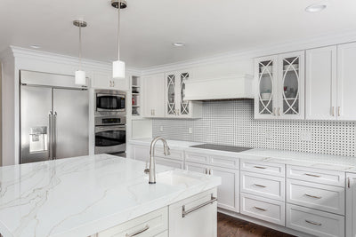WHITE AND BLACK MATTE BASKETWEAVE 6MM Mosaic - Shop at Home Craft Studio - 4
