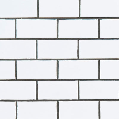 WHITE GLOSSY 2X4X6MM Floor or Wall Tile - Shop at Home Craft Studio - 1
