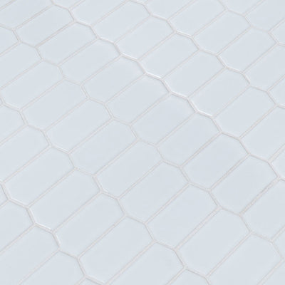 WHITE GLOSSY PICKET 8MM Wall Tile, Mosaic - Shop at Home Craft Studio - 2