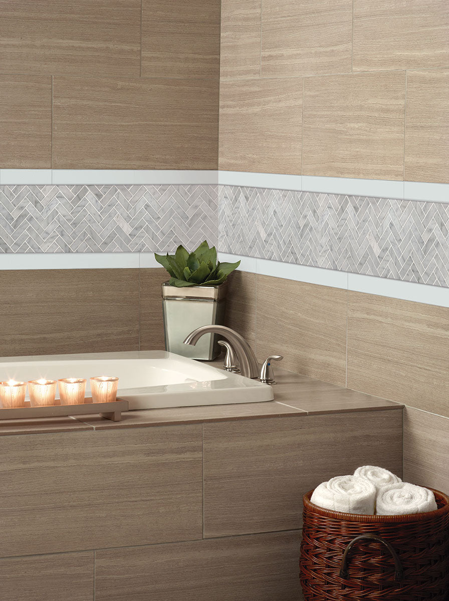 WHITE MATTE 4X24 BULLNOSE Bullnose, Finishing Pieces - Shop at Home Craft Studio - 3