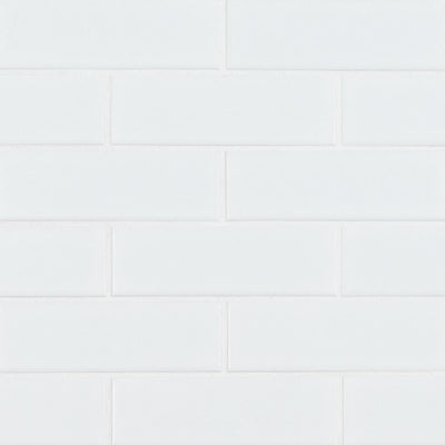 WHITE MATTE BRICK 6MM Floor or Wall Tile - Shop at Home Craft Studio - 1