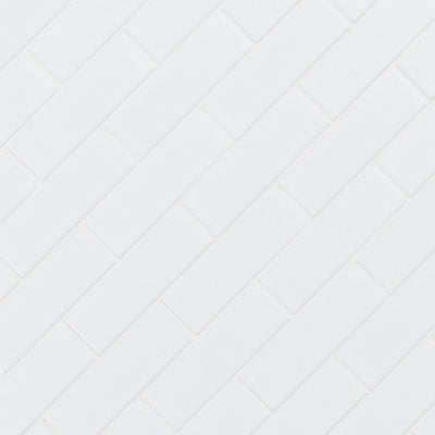 WHITE MATTE BRICK 6MM Floor or Wall Tile - Shop at Home Craft Studio - 2
