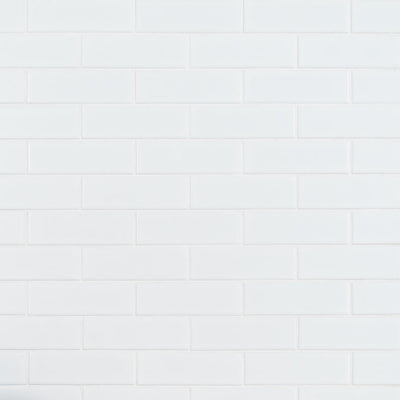 WHITE MATTE BRICK 6MM Floor or Wall Tile - Shop at Home Craft Studio - 4