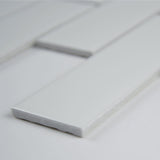 WHITE MATTE BRICK 6MM Floor or Wall Tile - Shop at Home Craft Studio - 5