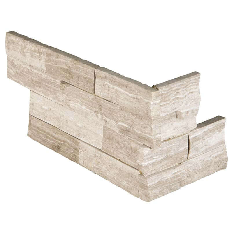 WHITE OAK SPLITFACE CORNER Wall Tile - Shop at Home Craft Studio - 1