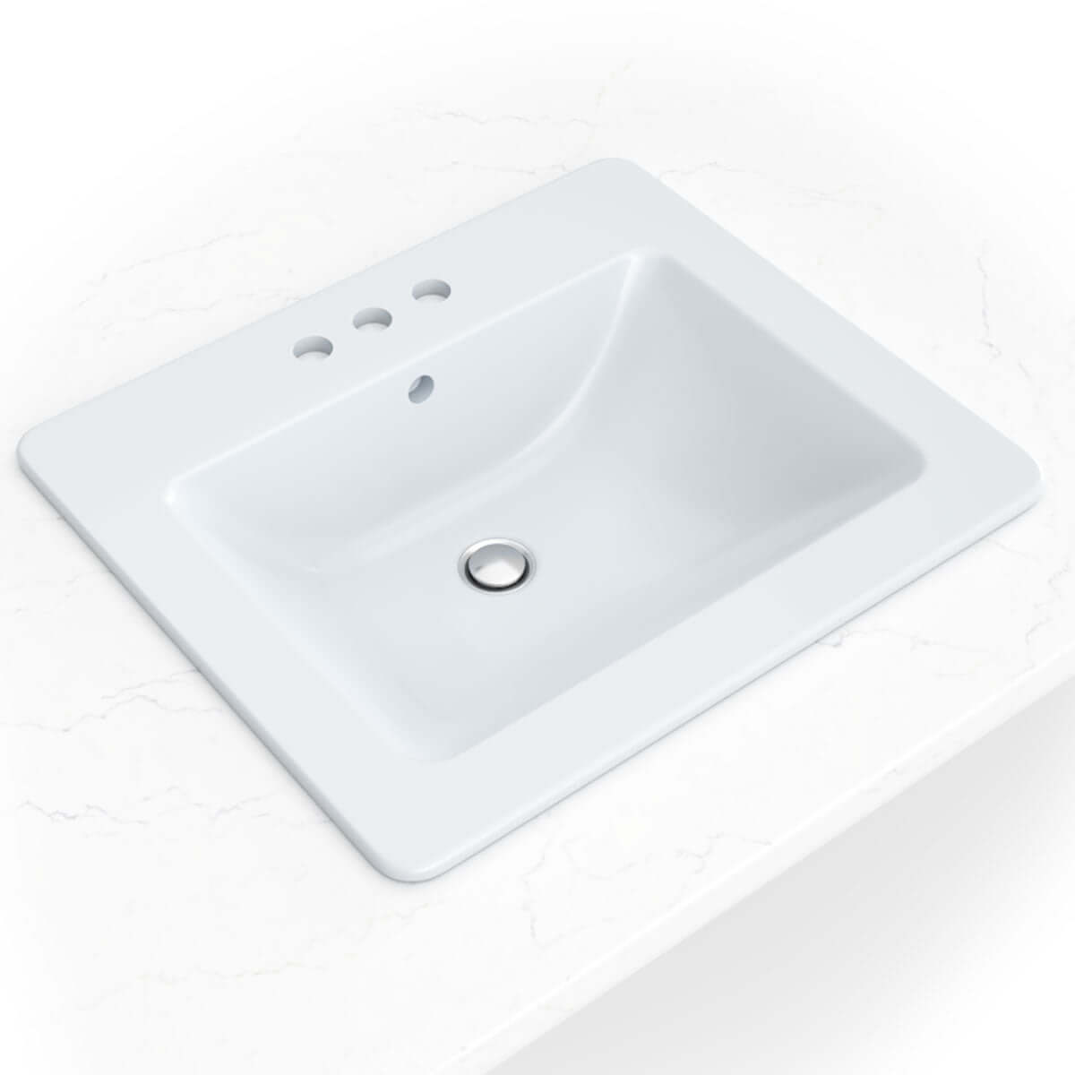 WHITE OM RECTANGLE SINK 2118 Sink - Shop at Home Craft Studio - 1