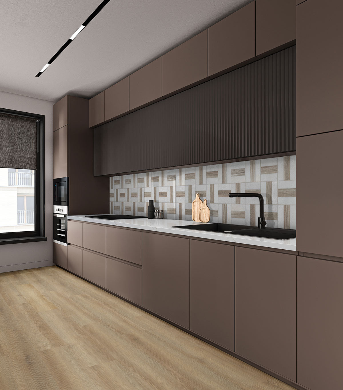 WINSLOW WEAVE POLISHED 10MM Backsplash & Wall Tile - Shop at Home Craft Studio - 9