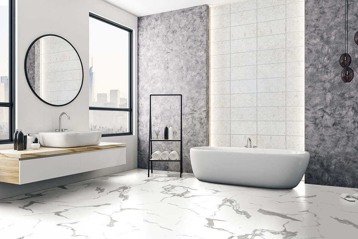XL TRECENTO CALACATTA MARBELLO 18X36 Luxury Vinyl Tile - Shop at Home Craft Studio - 3