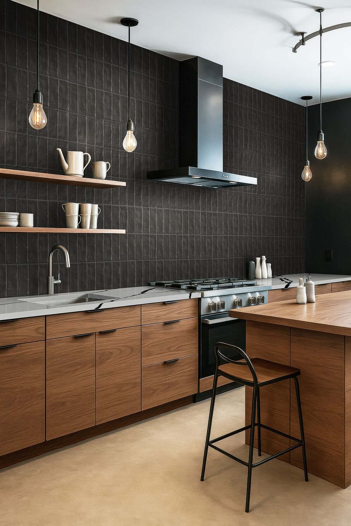 ZEST MIDNIGHT 4X4 SATIN Tile - Shop at Home Craft Studio - 8