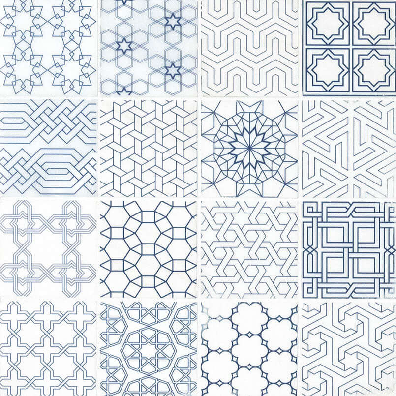 ZOULI STAK 3X3 Mosaic, Floor or Wall Tile - Shop at Home Craft Studio - 1