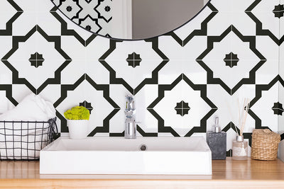 Zaria Gia 8X8 Floor or Wall Tile - Shop at Home Craft Studio - 9