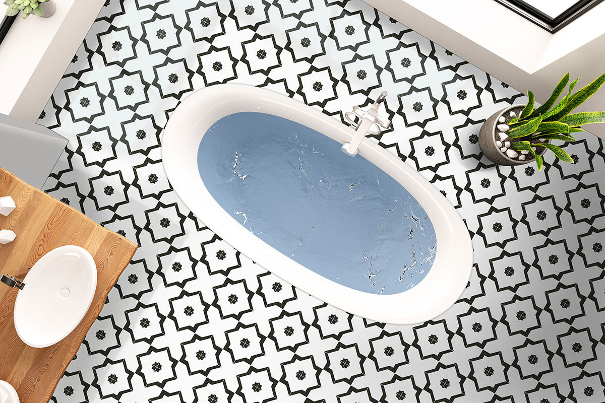 Zaria Gia 8X8 Floor or Wall Tile - Shop at Home Craft Studio - 10