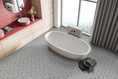 Zaria Modena 8X8 Floor or Wall Tile - Shop at Home Craft Studio - 6