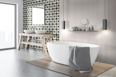 Zaria Sakura 8X8 Floor or Wall Tile - Shop at Home Craft Studio - 15