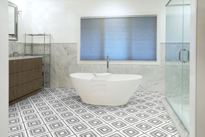 Zaria Tessa 8X8 Floor or Wall Tile - Shop at Home Craft Studio - 6