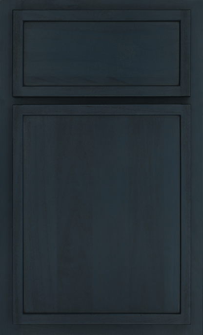 Napa cabinet design by Shiloh, featuring a dark wood finish with customizable options.