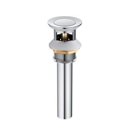 Bathroom Sink Pop Up Drain Stopper Small Cover with Overflow - PW-1