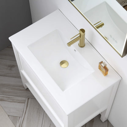 Bathroom Sink Pop Up Drain Stopper Full Cover with overflow - PW-3