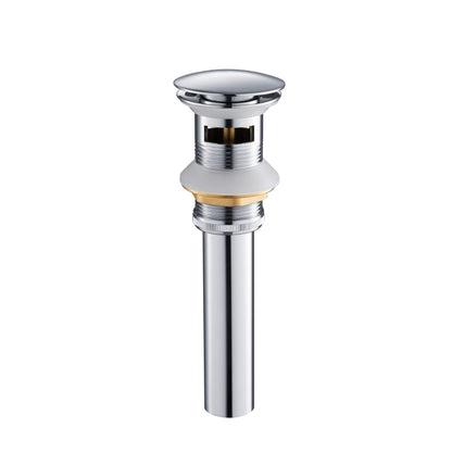 Bathroom Sink Pop Up Drain Stopper Full Cover with overflow - PW-3