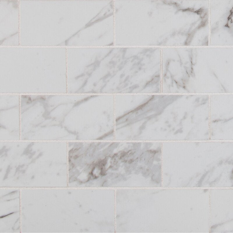 Pietra Carrara 2X4 Mosaic Polished