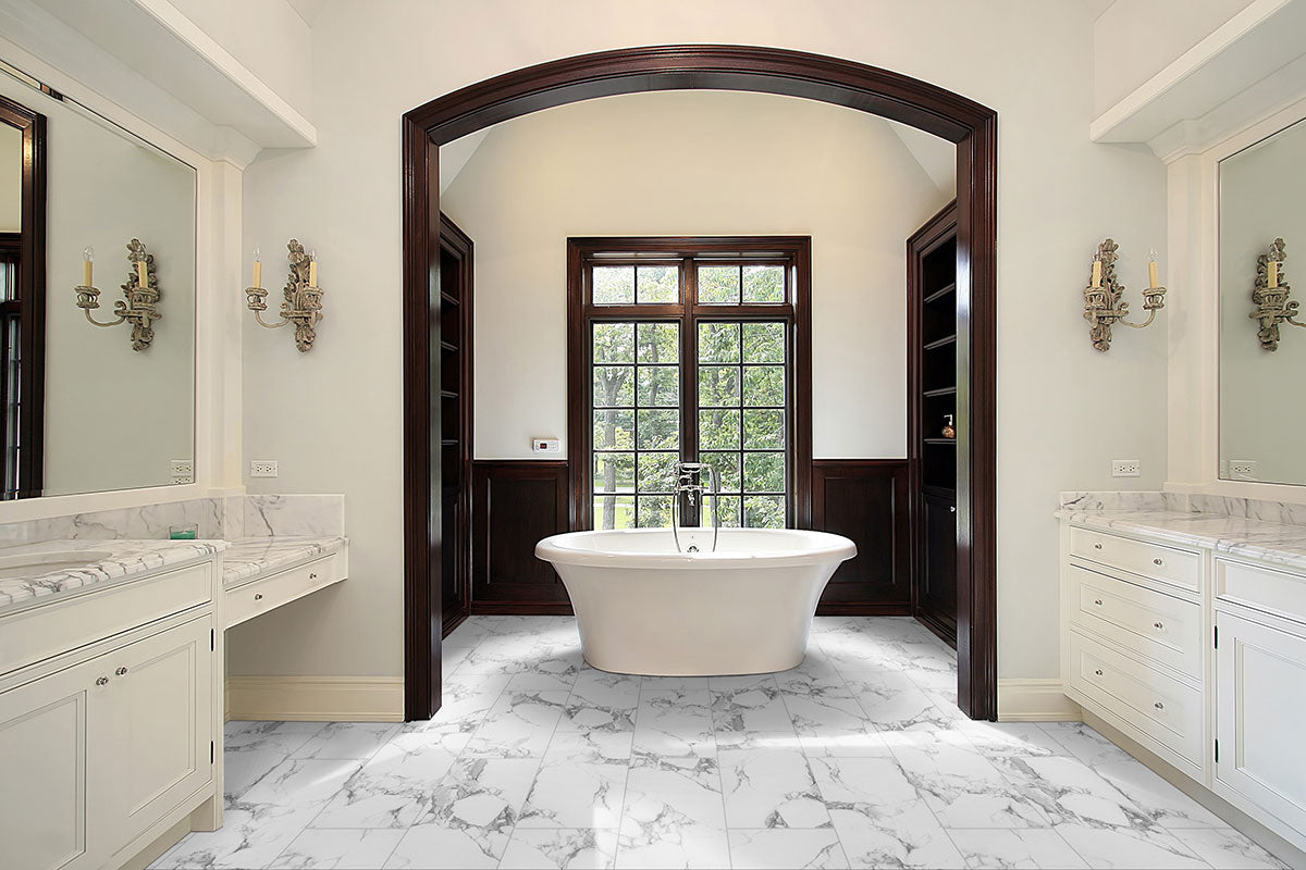 Pietra Statuario 2X2 Hexagon Mosaic