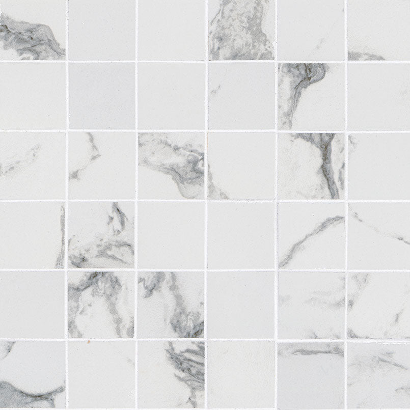 Pietra Statuario 2X2 Mosaic