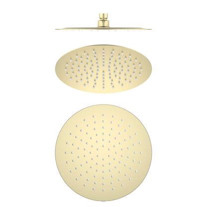 Halo 10" Metal Rain Shower Head 2mm Ultra Thin Profile  - RS100