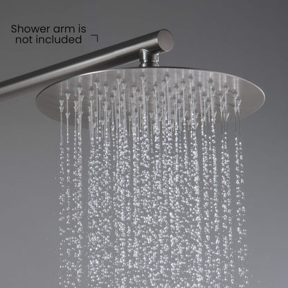 Halo 10" Metal Rain Shower Head 2mm Ultra Thin Profile  - RS100
