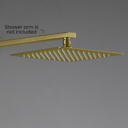 Quadra 10" Metal Rain Shower Head 2mm Ultra Thin Profile  - RS101