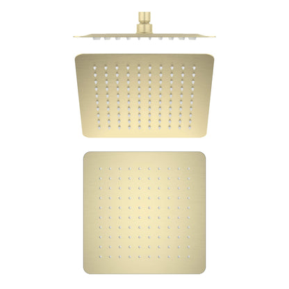 Quadra 10" Metal Rain Shower Head 2mm Ultra Thin Profile  - RS101