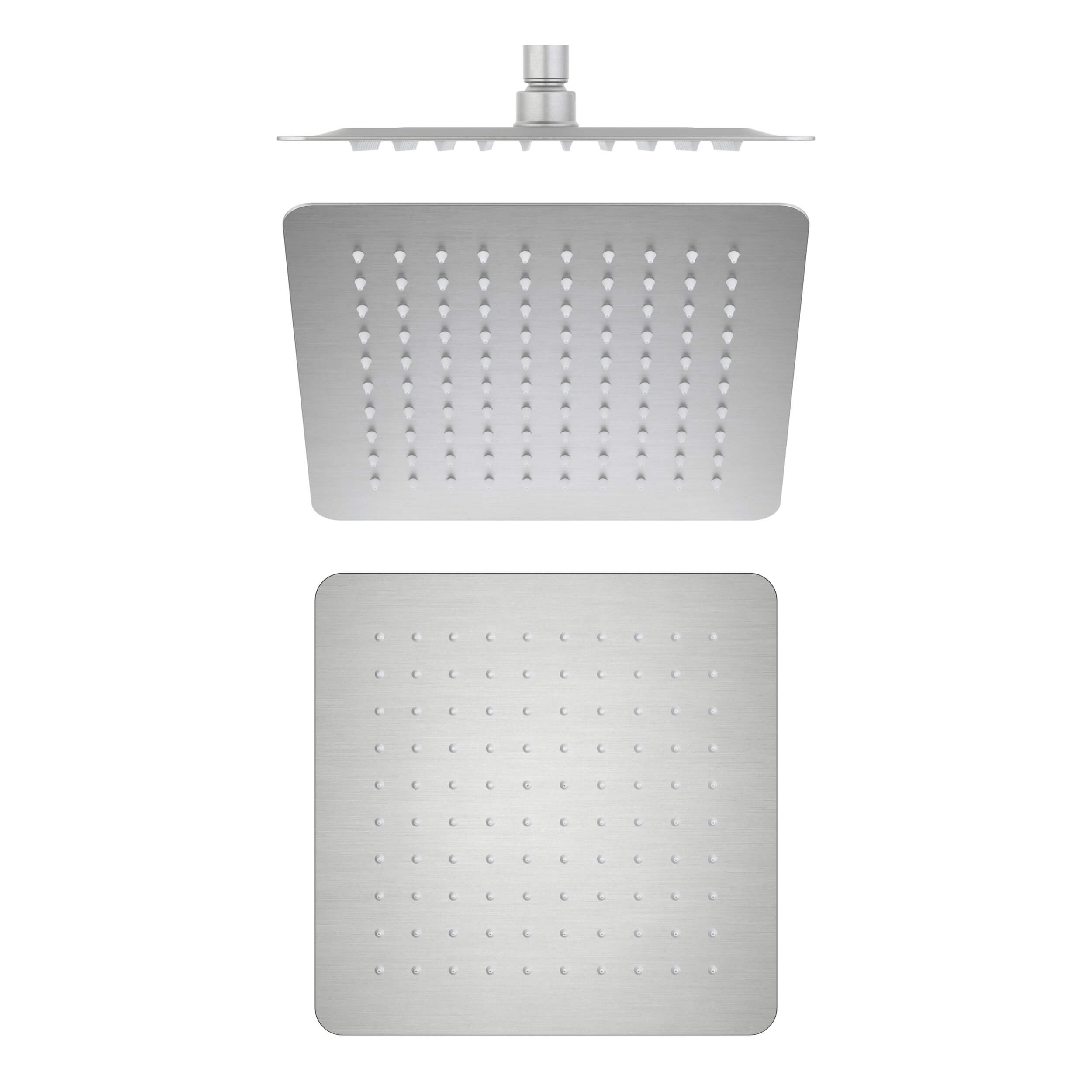 Quadra 10" Metal Rain Shower Head 2mm Ultra Thin Profile  - RS101