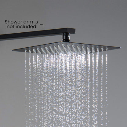 Quadra 10" Metal Rain Shower Head 2mm Ultra Thin Profile  - RS101