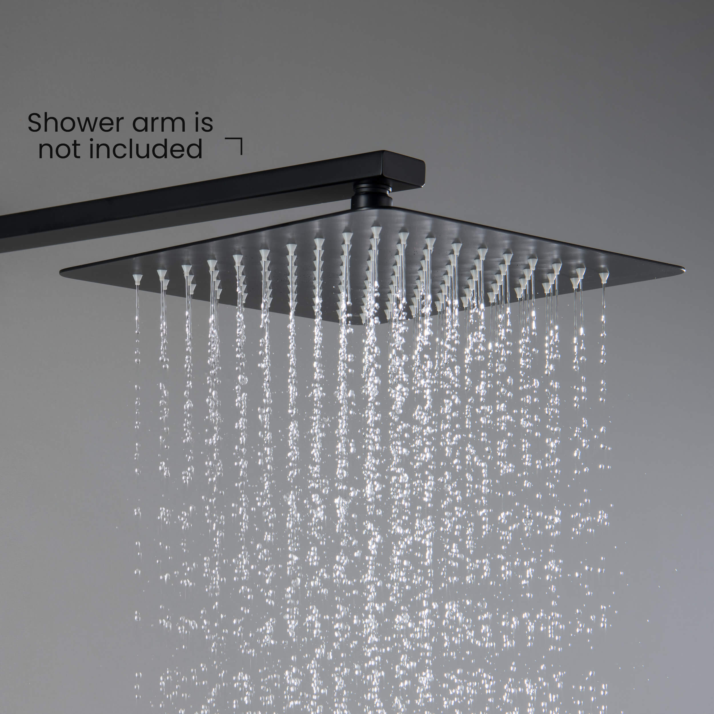 Quadra 10" Metal Rain Shower Head 2mm Ultra Thin Profile  - RS101