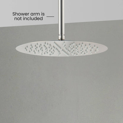 Halo 12" Metal Rain Shower Head 2mm Ultra Thin Profile  - RS102