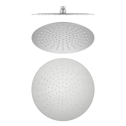 Halo 12" Metal Rain Shower Head 2mm Ultra Thin Profile  - RS102