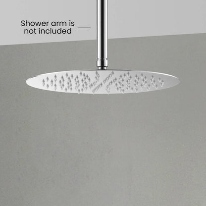 Halo 12" Metal Rain Shower Head 2mm Ultra Thin Profile  - RS102