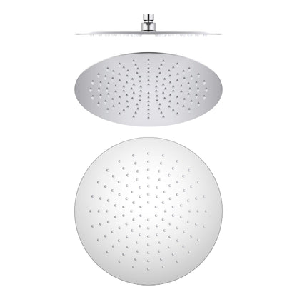 Halo 12" Metal Rain Shower Head 2mm Ultra Thin Profile  - RS102
