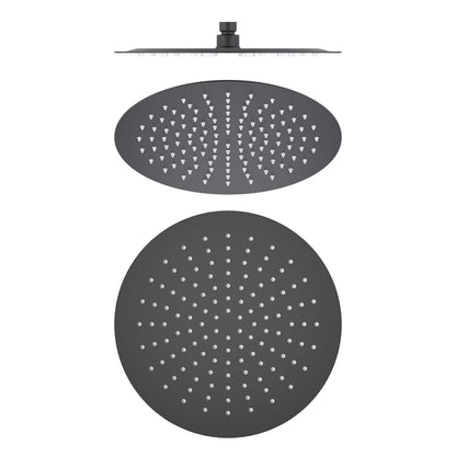 Halo 12" Metal Rain Shower Head 2mm Ultra Thin Profile  - RS102