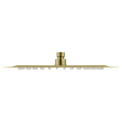 Quadra 12" Metal Rain Shower Head 2mm Ultra Thin Profile - RS103