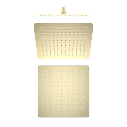 Quadra 12" Metal Rain Shower Head 2mm Ultra Thin Profile - RS103