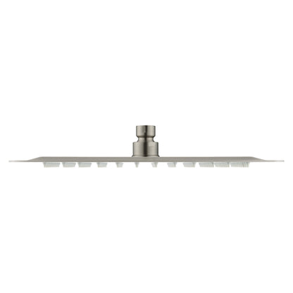 Quadra 12" Metal Rain Shower Head 2mm Ultra Thin Profile - RS103
