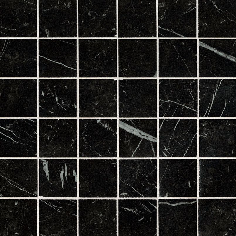 Regallo Marquina Noir 2X2 Mosaic