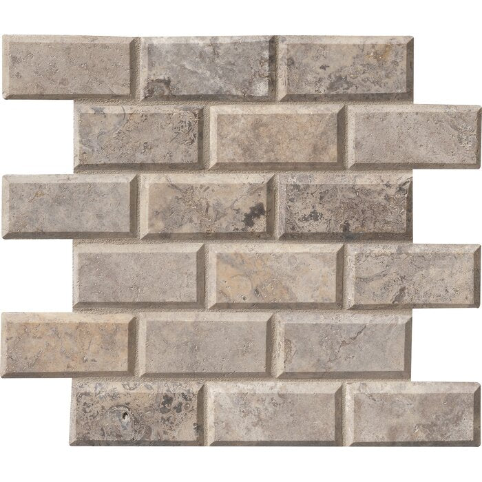 Silver 2X4 Mosaic