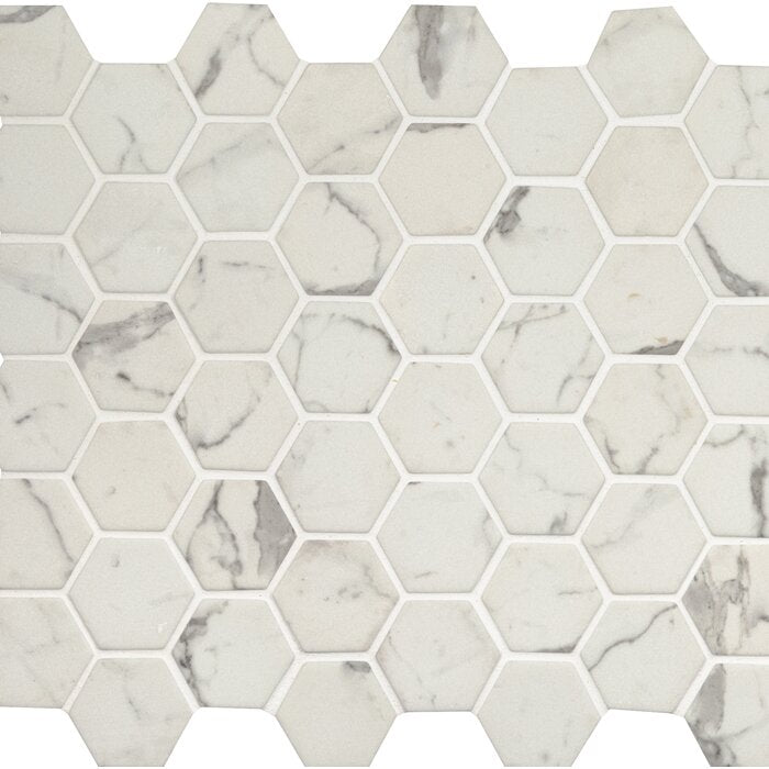 Statuario Celano 2 Hexagon
