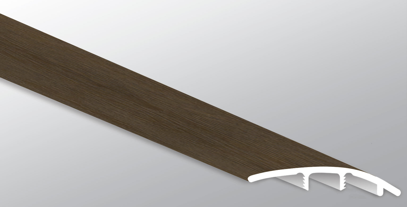 Studio - Adlar 9x48 low gloss vinyl tile edge trim for luxury flooring installation.